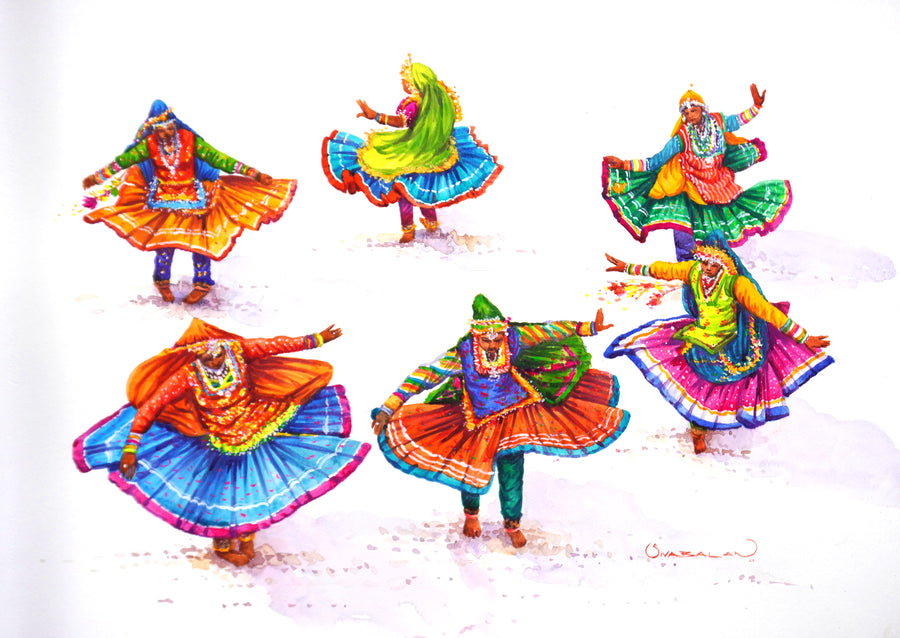 When Six becomes one- Teej Festival Rajasthan by Sivabalan