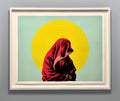 Paheli #Suksham Shakti – Subtle Strength by Natasha Kumar — hand drawn screenprint, Indian Woman series