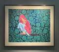 Let the Blossom Fall by Natasha Kumar — oil on board, framed