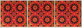 Rasa Suryavanshi Triptych by Natasha Kumar — three-panel etching, monoprint and screenprint with 22 carat gold leaf, Rasa Girih series