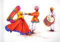 The Drummer knows Teej Festival Rajasthan by Sivabalan