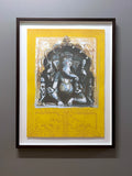 Ganesha VI by Natasha Kumar — hand drawn screenprint, Ganesha series