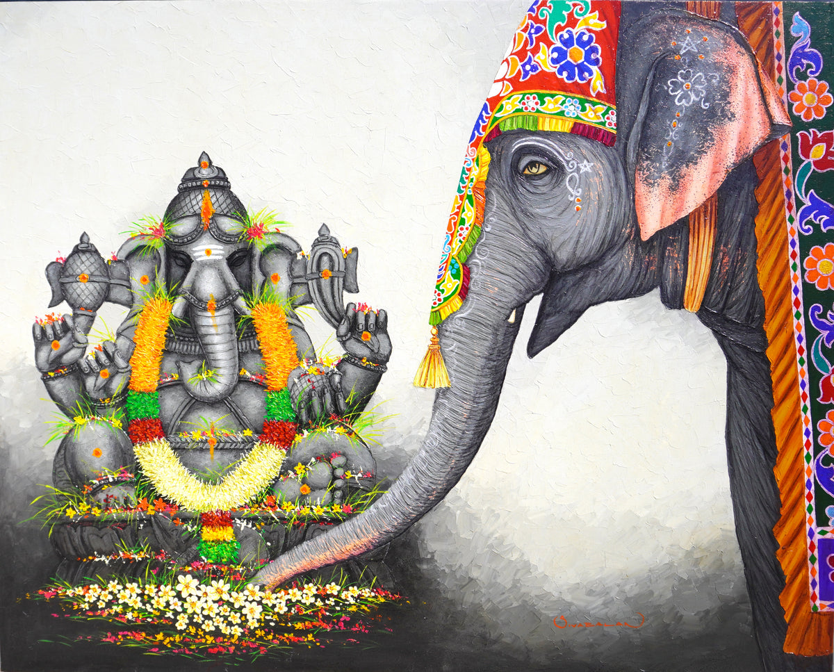 The blessing before the journey by Sivabalan